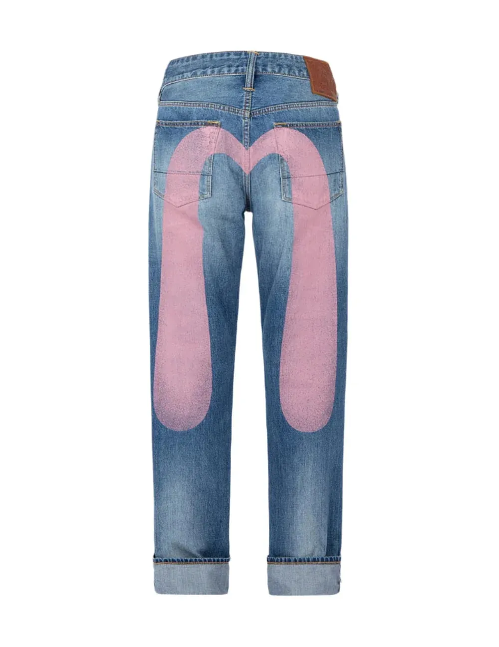 Trend Arrival Jeans Mens Loose Fit Tapered Casual Streetwear Fashion Print High Waist Straight Leg Denim Pants Harajuku Unisex