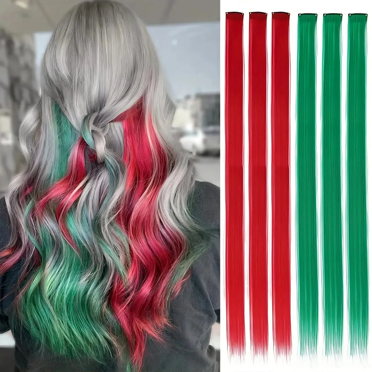 Wigs On Clearance Sale | 18 Colors Glueless Synthetic Clip In Wigs Budget Friendly For Cosplay Lolita Daily Wear — image 2