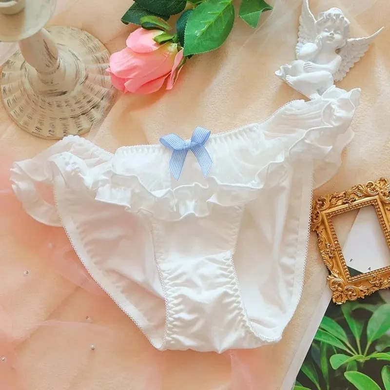 Lolita meisjes ondergoed schattige bh en slipje set ondergoed slaap intimi zoete kawaii kant comfortabele bh set mooie lingerie — image 5