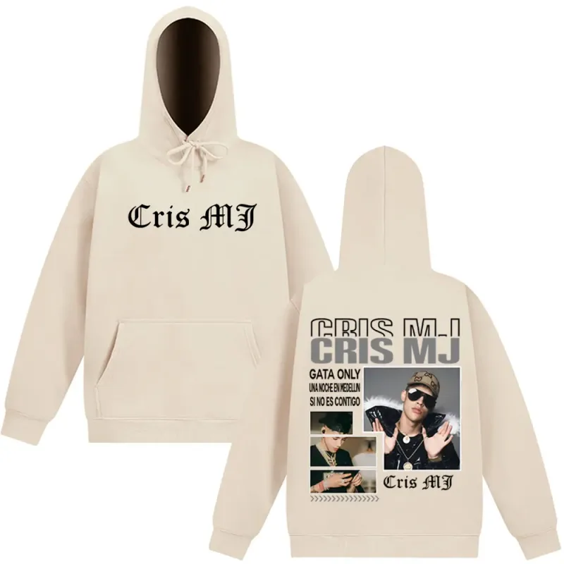 Rapper CRIS MJ Music Album Tour Merch Vintage Graphic Hoodies Men Women Hip-hop Long Sleeve Tracksuit Casual Oversized Pullover — image 7