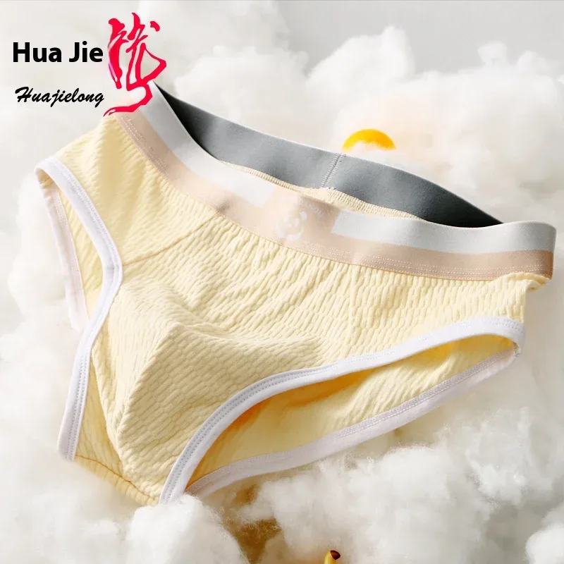 Mga Bagong Panti ng Lalaki Mga Lalaki Sexy na Kasuotang panloob na Teenage Cotton Panties Triangle Pants Malaking Sukat Simple Breathable Manipis na Tide Shorts — image 2
