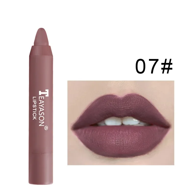12 Colors Velvet Matte Lipsticks Pencil Waterproof Long Lasting Sexy Red Lip Stick on-Stick Cup Makeup Lip Tint Pen Cosmetic — image 10