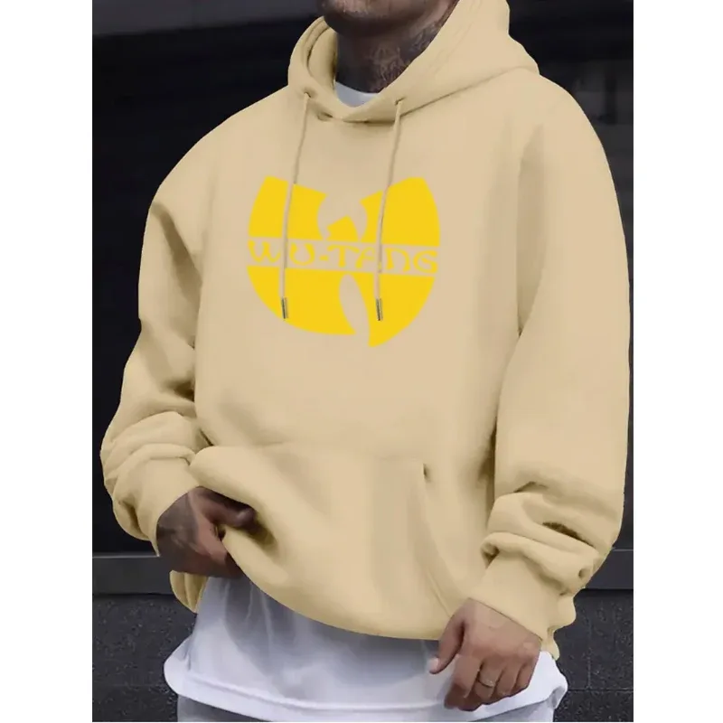 Hip hop années 90 wu clan t-tangs moletom com capuz masculino feminino casual outono inverno vintage moletom de lã manga comprida com capuz — image 4