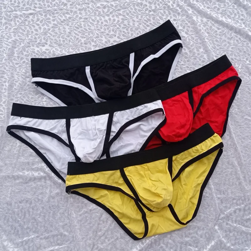 Helt nya herrtrosor Trosor Underkläder Bomullsblandning Elastisk Låg midja Man M~2XL Påse Stretchig Sommar Alla årstider — image 8
