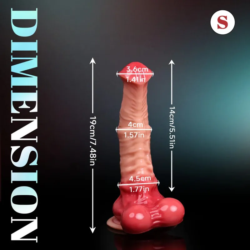 Horse Dildo Sex Toy Monster Silicone Penis Animal Dildos Vaginal Anal Dick Masturbator Butt Plug Cock Women Men Adult Supplies