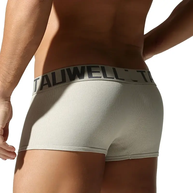 Herrunderkläder, avancerade boxershorts, enfärgad, hög elasticitet, slim fit, andas — image 2