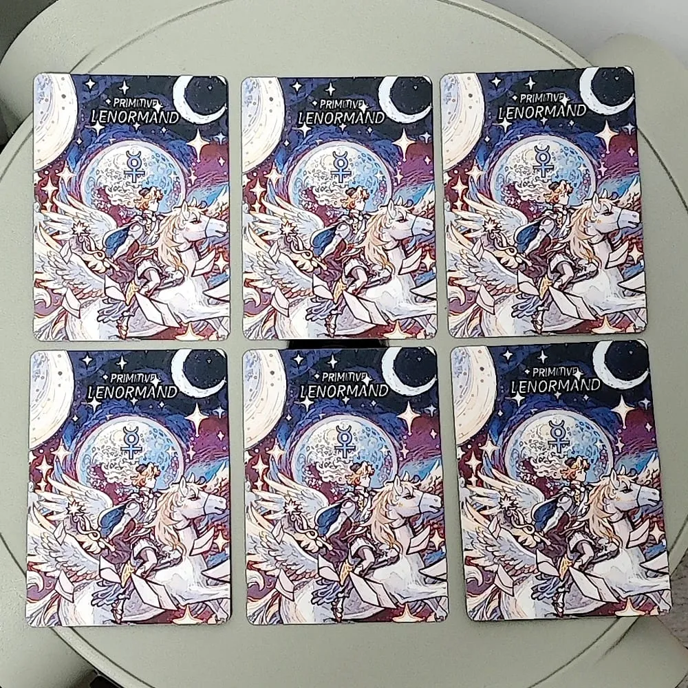 42 pezzi di carte Lenormand per principianti Primitive Lenormand Deck Rana System 9 * 6 cm — image 6