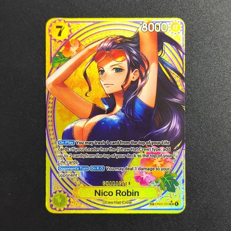 9style PROXY One Piece English Heroines Nami Robin Hancock Reiju Vivi Perona Tashigi EB03-053 Collection Otcg Anime Cards — image 10