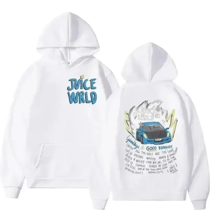 2026 Juice WRLD Men's Hooded Sweatshirt Autumn Fashion Hip Hoo Casual Pullover Unisex Street Style Loose Fit Warm Y2K Trend