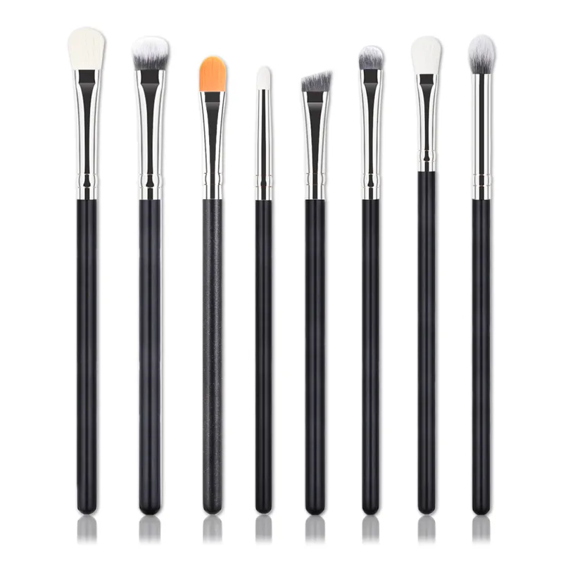 8Pcs Eyeshadow Makeup Brush Set Blending Concealer Detail Brushes for Daily Eye Makeup for Beginners