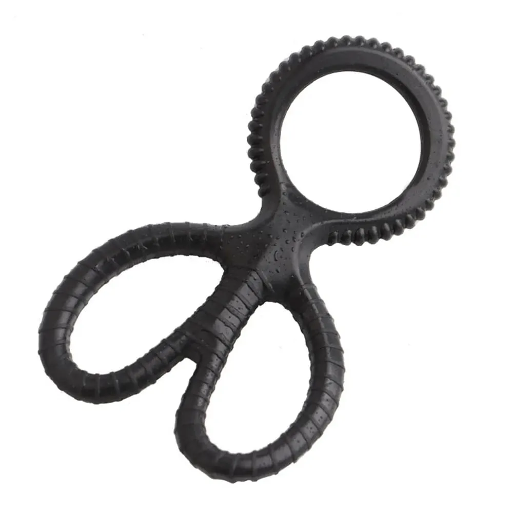 Penis Ring for men Delay Ejaculation Reusable Silicone Semen Cock Ring Penis Enlargement Sexy Slave Stretchy Sex Toys For Men — image 2