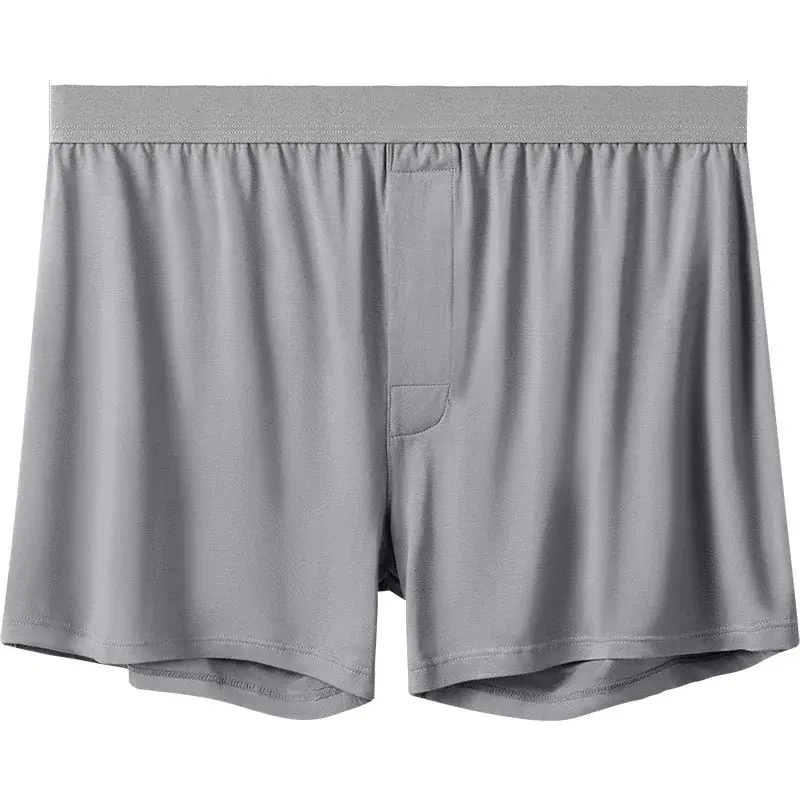 1/2Pcs Modal Mens Aro Pants Seamless Loose Solid Color Breathable Panties Elastic Underwear Boxer Shorts Homewear Underpants — image 8