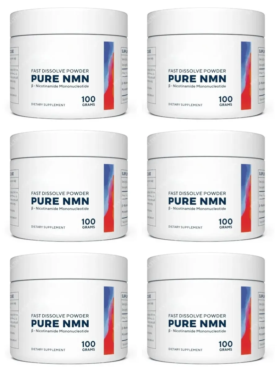 Pure NMN Powder 100g NAD+ Booster Nicotinamide Mononucleotide 500mg Fast Dissolve Anti Aging Cellular Energy Supplement Non-GMO