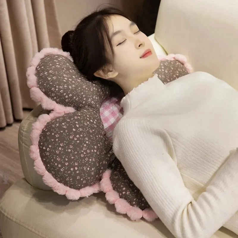 50cm Floral Cushion Girls Princess Favors Flowers Soft Stuffed Plush Chair Seat Mats Car Warm Cushion Sofa Pillow For Home Decor — image 5