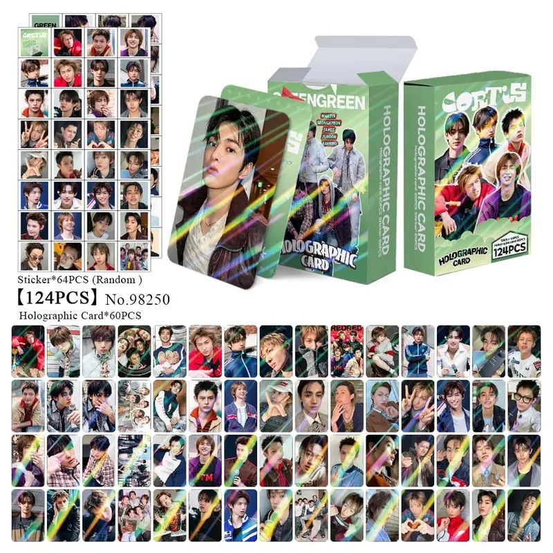 124Pcs 2026 SEASON’S GREETINGS Lomo Cards Photocards HD Fans Collection Cards Decorative Present Gifts — image 8