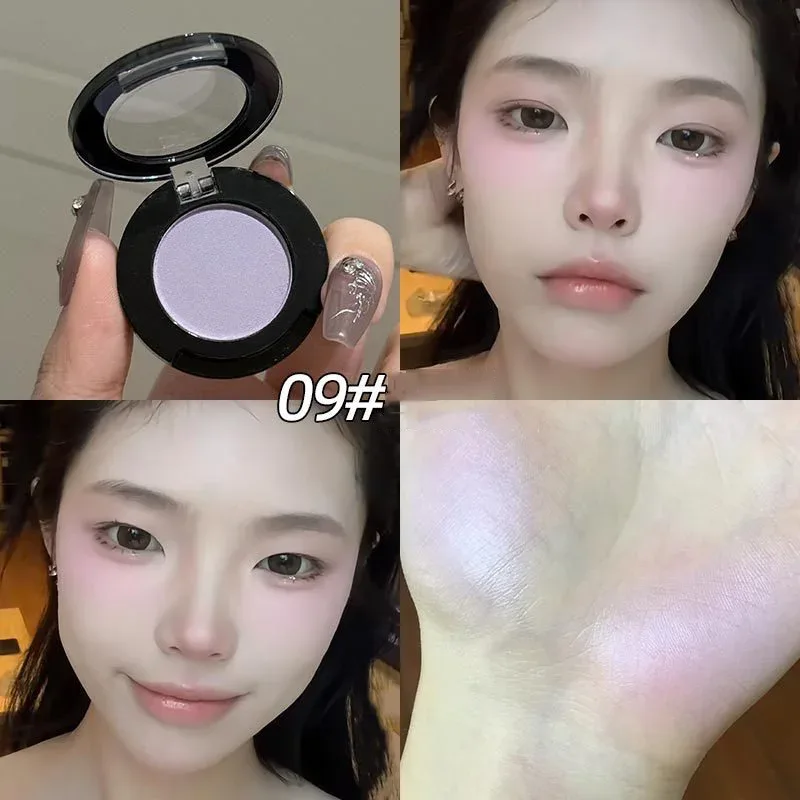 Monochrome Matte Brown Eyeshadow Makeup Waterproof Lasting Shiny Green Eye Makeup Natural Brighten Eyeshadow Highlighter Palette — image 14