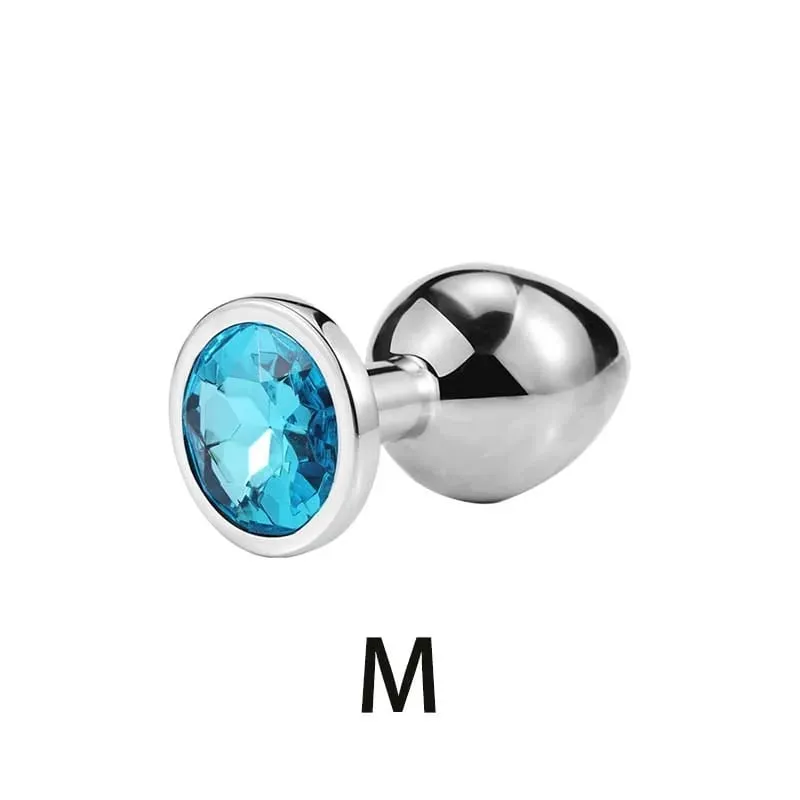 Metal suave anal plug aço inoxidável base de jóias suave butt plug massageador de próstata vibradores ânus estimulador brinquedos sexuais adultos