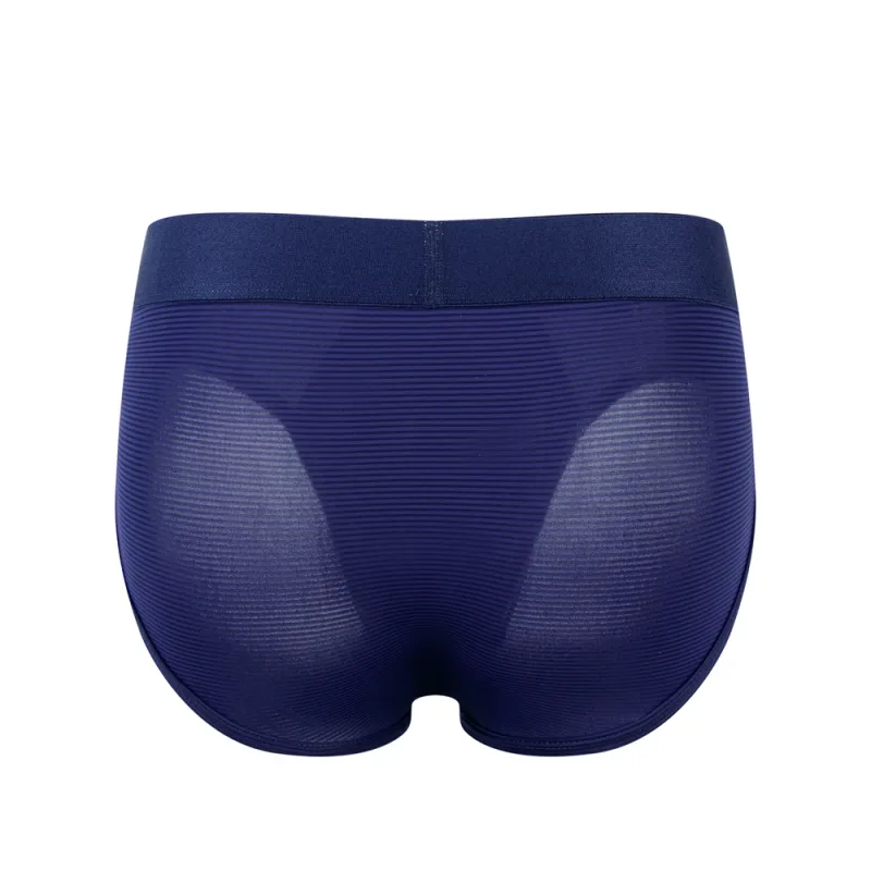 Mga Panloob na Panlalaki Maikling Sexy Low-rise Striped Bikini Athletic Supporters Underpants Sleepwear Nylon Quick Dry Breathable — image 3