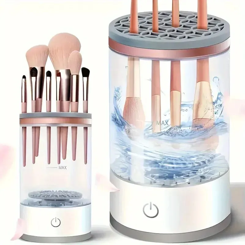 USB Powered Makeup Brush Cleaner And Dryer Odorless Battery Free Plug And Play Essential Beauty Tool For Cosmetic Brushes — image 1