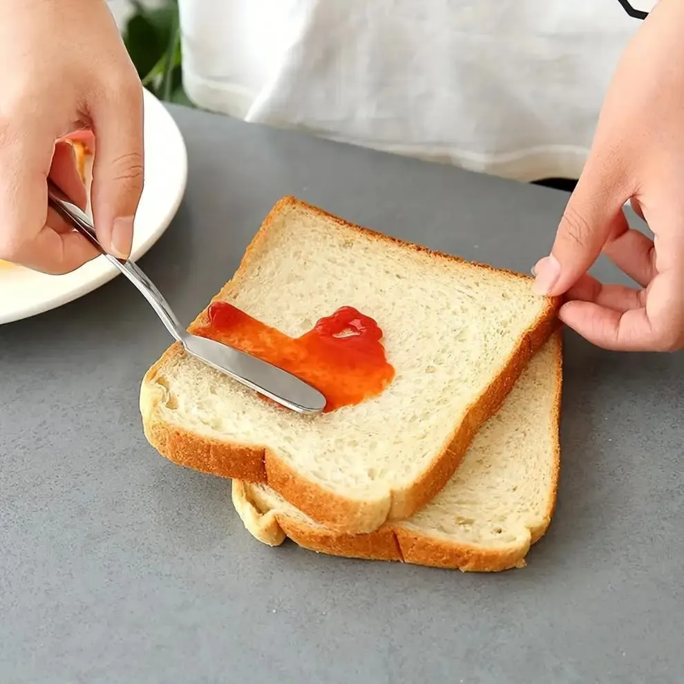 Stainless Steel Cheese Butter Spreader - Multipurpose Knife for Sandwiches Jams Bread Condiments & Appetizers Kitchen Essent