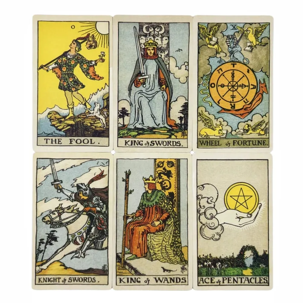 1/3/5 Pcs The Classic Tarot Cards Deck For Easy Beginners Fate Fortune Telling Party Tabletop Board Game Wholesale — image 6
