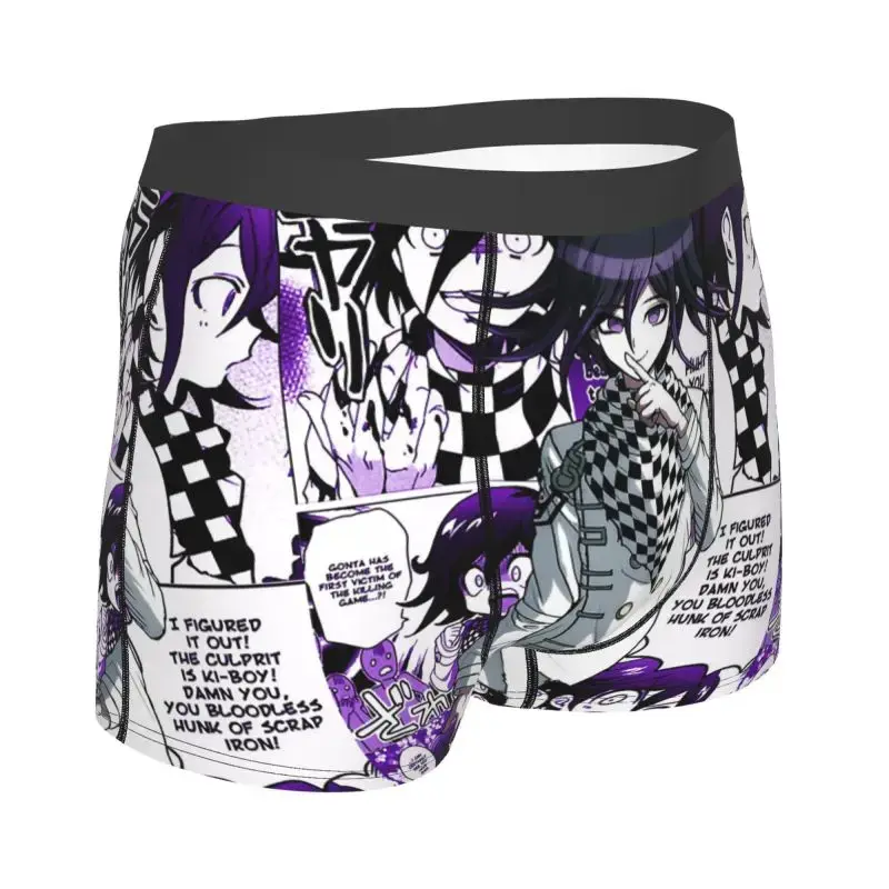 Kokichi Ouma Manga Anime Print Men Boxers Shorts Panties Underwear Soft Breathable Underpants Large Size Boxer Briefs for Boys — image 3