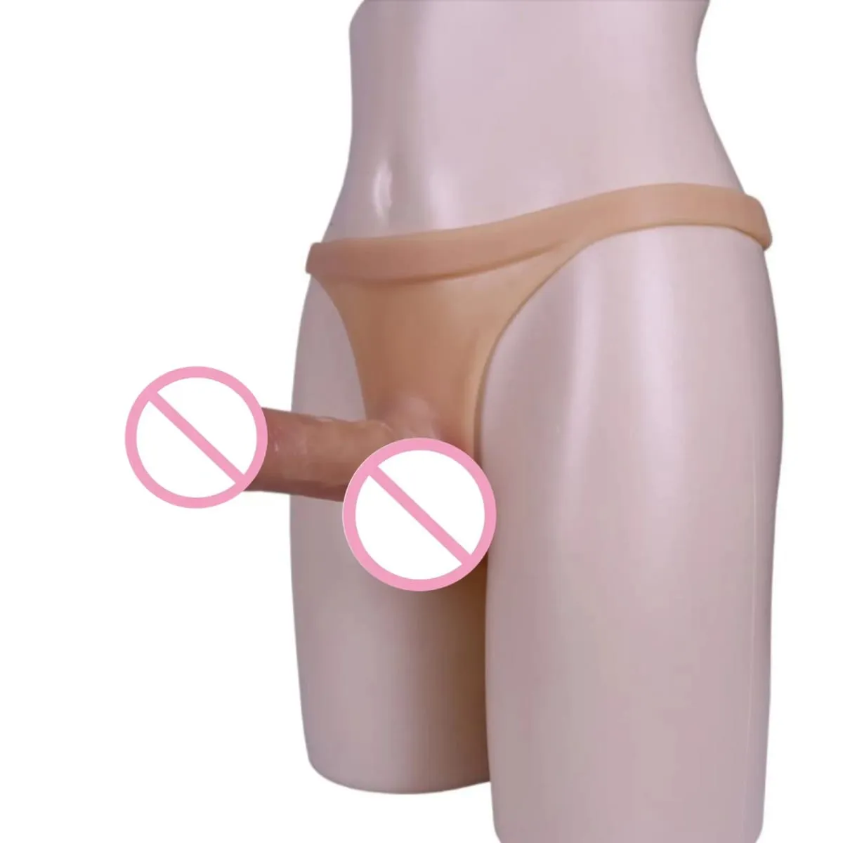 Cinta em vibrador para lésbicas gay wearable oco sólido pênis mangas bdsm pau vibrador calças strapon pênis brinquedos sexuais para casal mulher — image 6