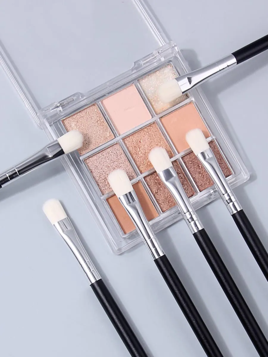 6pcs Eye Makeup Brushes Set Soft Synthetic Eyeshadow Brush for Eyeshadow Blending Daily Beauty Cosmetic Tool — image 5