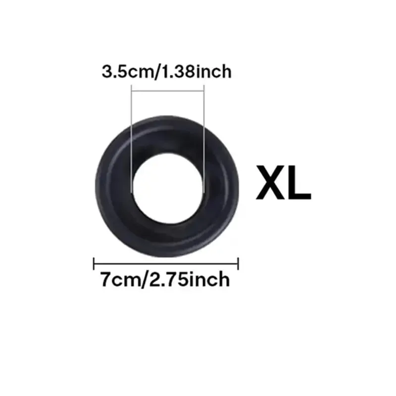 Ring Of Accessories For Penis Pump Black Ring Sleeve Penis Enlargement Vacuum Pump And Extender Replacement Part Sex Toy For Men