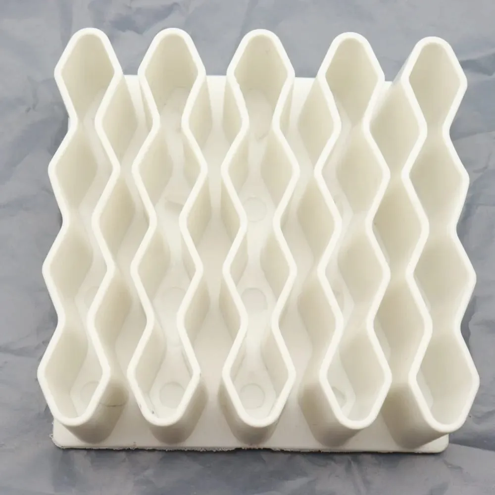 1PC Silicone Nail Tool Organizer Holder Multifunction Wave-Shaped Desktop Storage Rack for Lipstick Brushes & Cosmetics — image 4