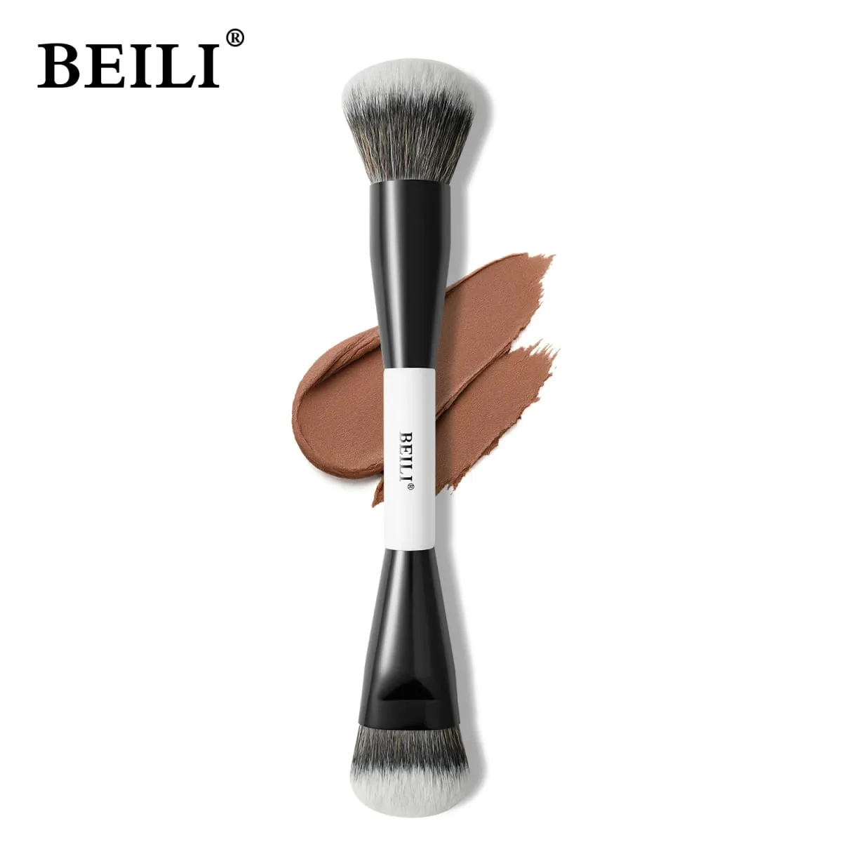 Dual-Ended Foundation Brush for Liquid & Cream Blend & Sculpt — image 1