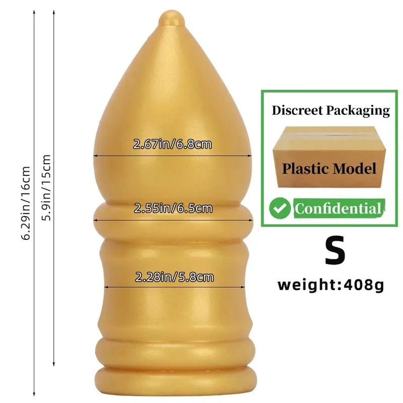 Huge Taper Anal Plug Silicone Male Masturbator Anal Dilator Female Masturbation Adult Sex Toys for Women Men Anul Plugin Toys — image 8