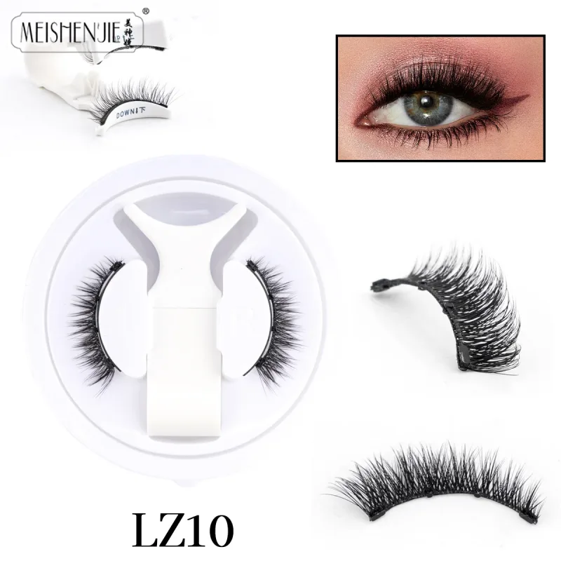 1/3 Pairs Magnetic Eye Lashes Handmade Eyelashes Soft Reusable Magnetic Lashes Natural Look 3D False Lashes Makeup Tweezers Set — image 18