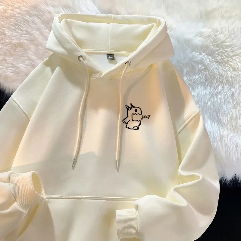 Moletom com capuz masculino primavera outono 2026 marca de moda personalizado monstro impressão top multifuncional casual streetwear — image 5
