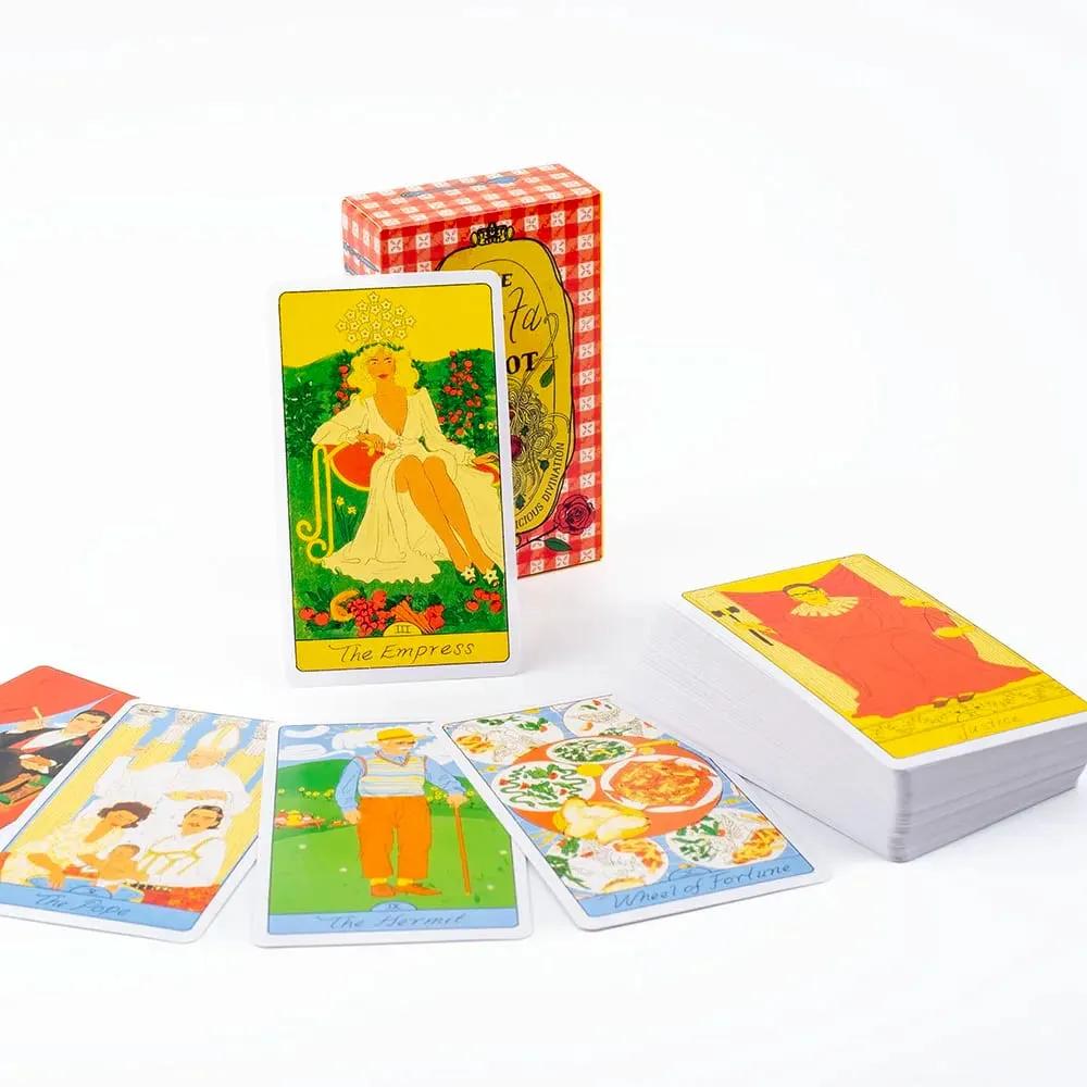 Pasta Tarot 78-Card Deck Board Game 10.3x6cm Delicious Divination Answer Your Questions & Manifest Juiciest Desires — image 4