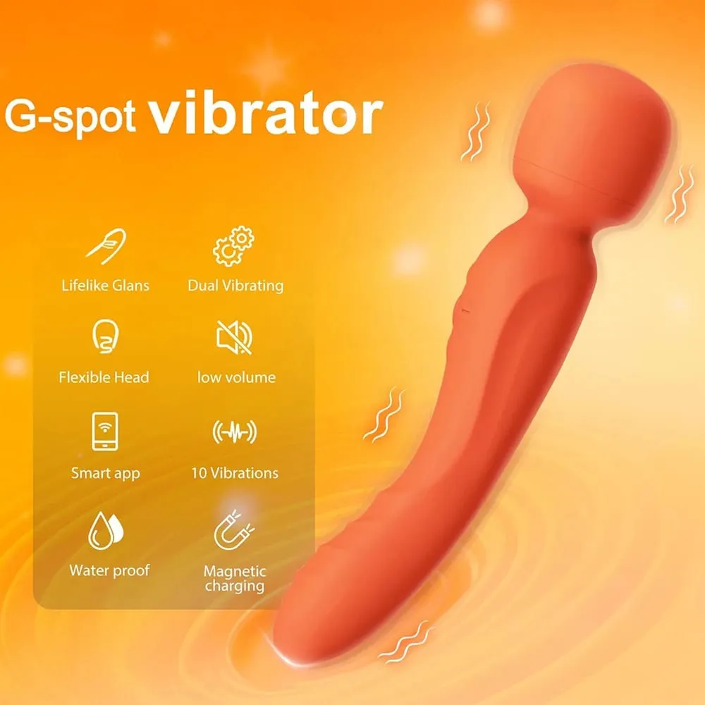 التطبيق الذكي اللاسلكي عن بعد AV العصا السحرية هزاز قوي G بقعة البظر محفز لعبة الجنس النساء USB قابلة للشحن مقاوم للماء الكبار — image 3