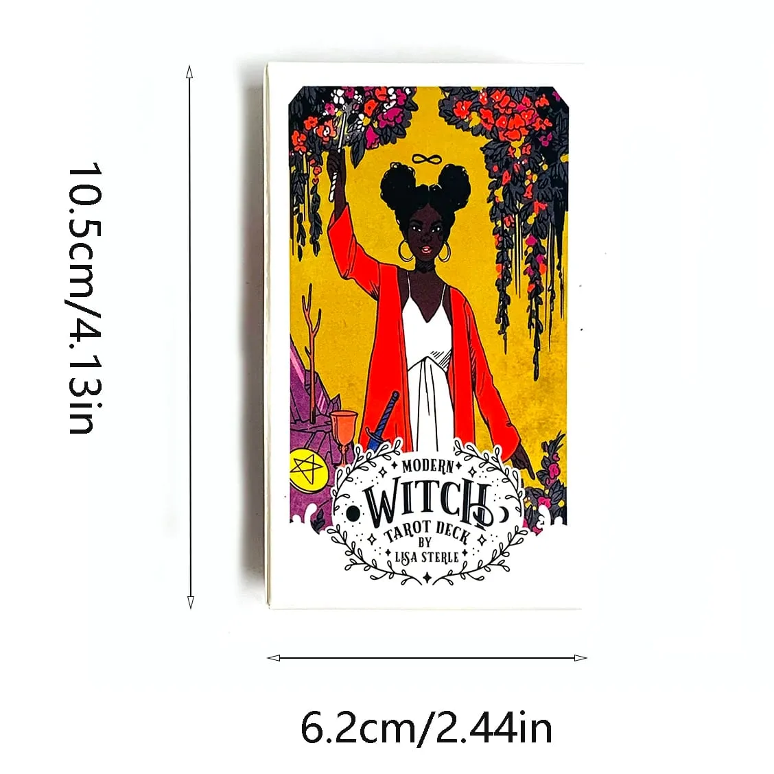 Modern Witch Tarot Deck 78 Cards English Version Divination Board Game Cards Game Spiritual Guidance Tarot Deck for Beginners — image 6