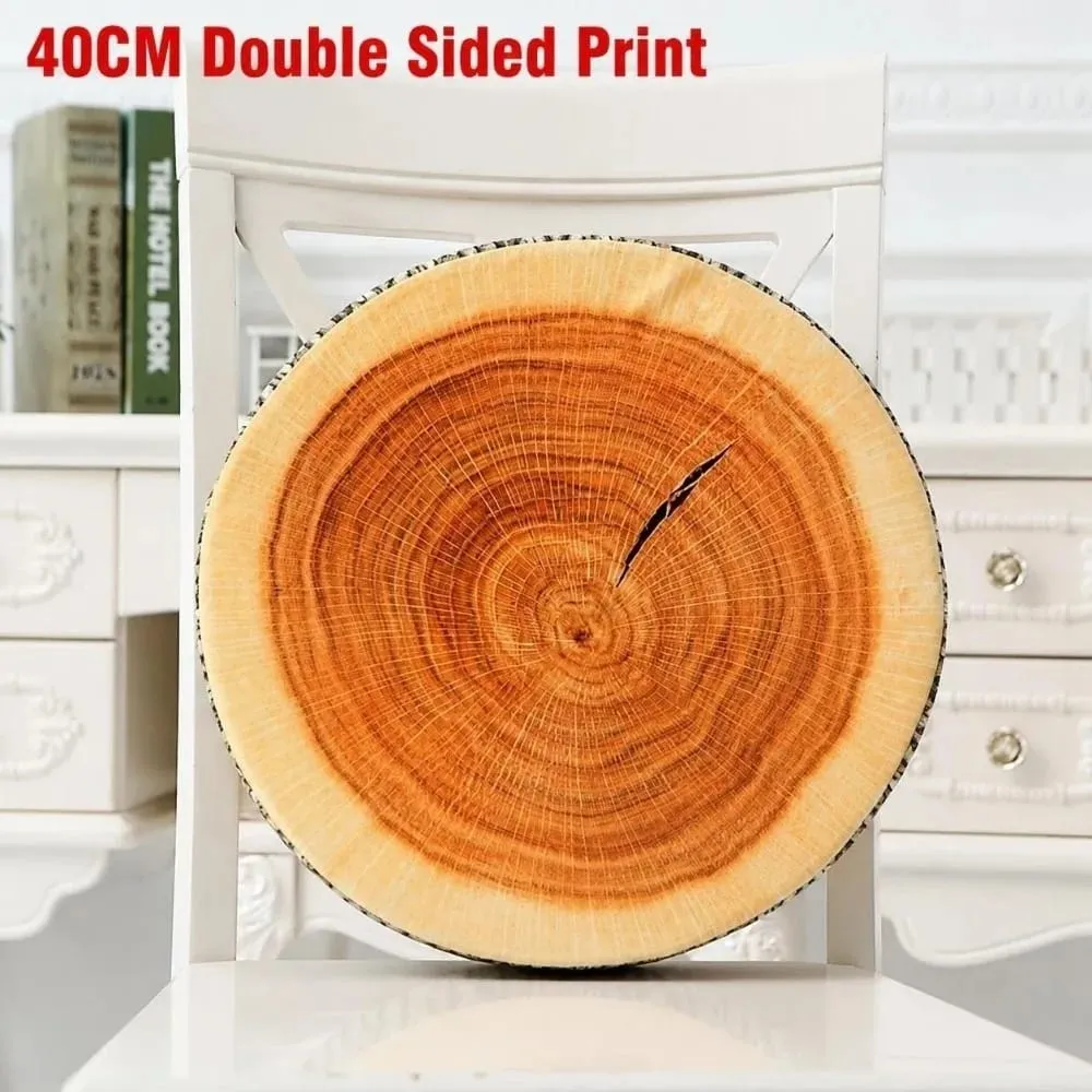 Cute Round Fruit Pillow Simulation Plush Fabric Seat Cushion Fruit Slice Print Stuffed Inner Plush Pillow Sofa Decor — image 18