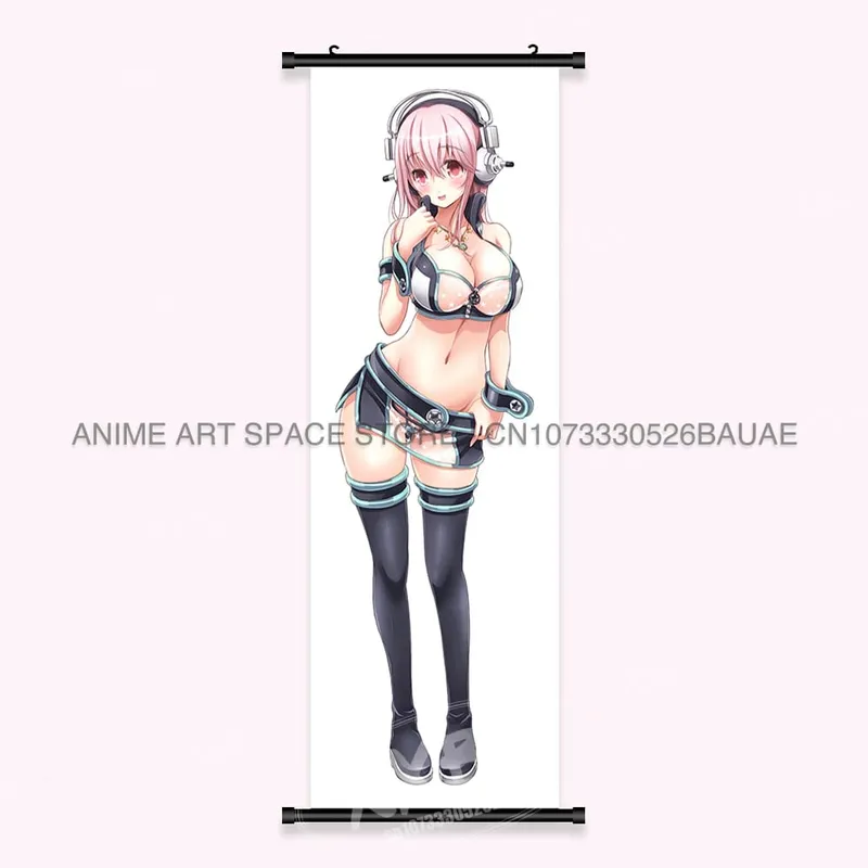 Video game Wall Artwork Canvas Scrolls Picture Anime Movie Role Poster Hanging Painting Print Home Decoration For SUPER SONICO — image 21