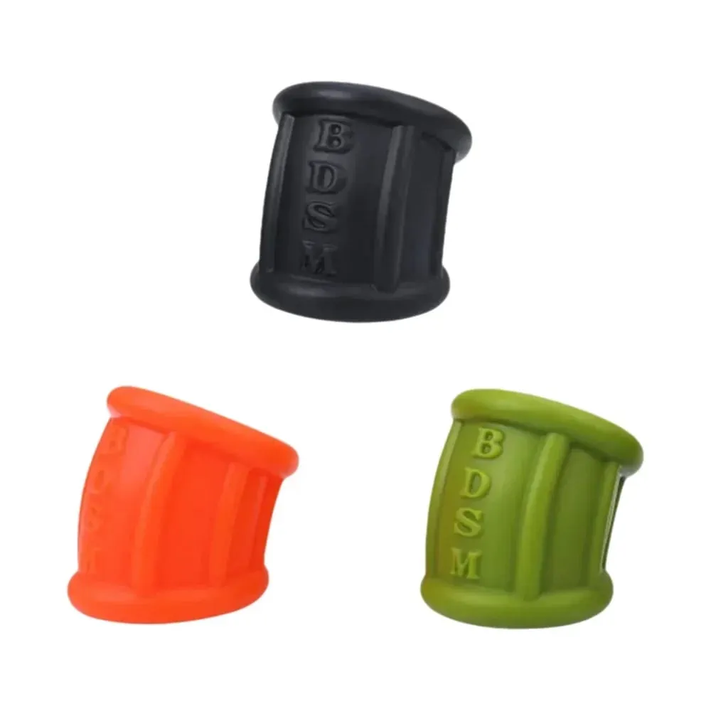Penis Ring Soft Ball Stretcher Scrotum Bondage Sex Toys Para sa Mga Lalaki Gay Male Ejaculation Delay Cockring Penis Sleeve BDSM Sextoys — image 1