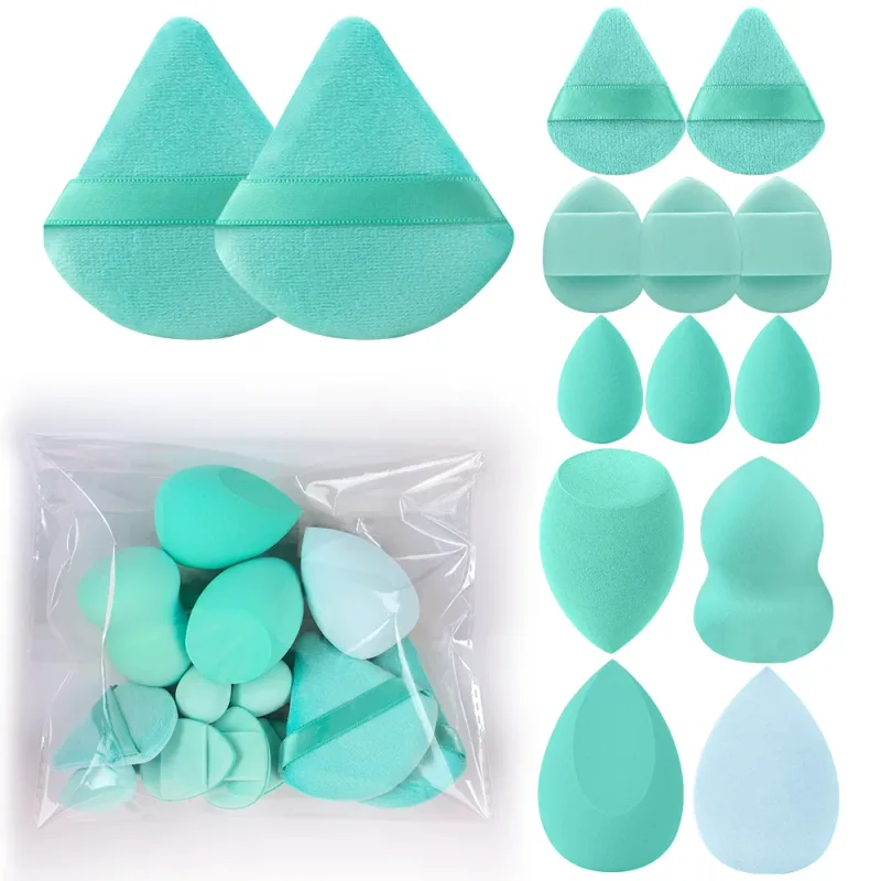 14Pcs Women's Makeup Sponge Set Cosmetic Blender Beauty Egg Foundation Puff Powder Puffs Make up Accessories for Beauty Tools — image 9