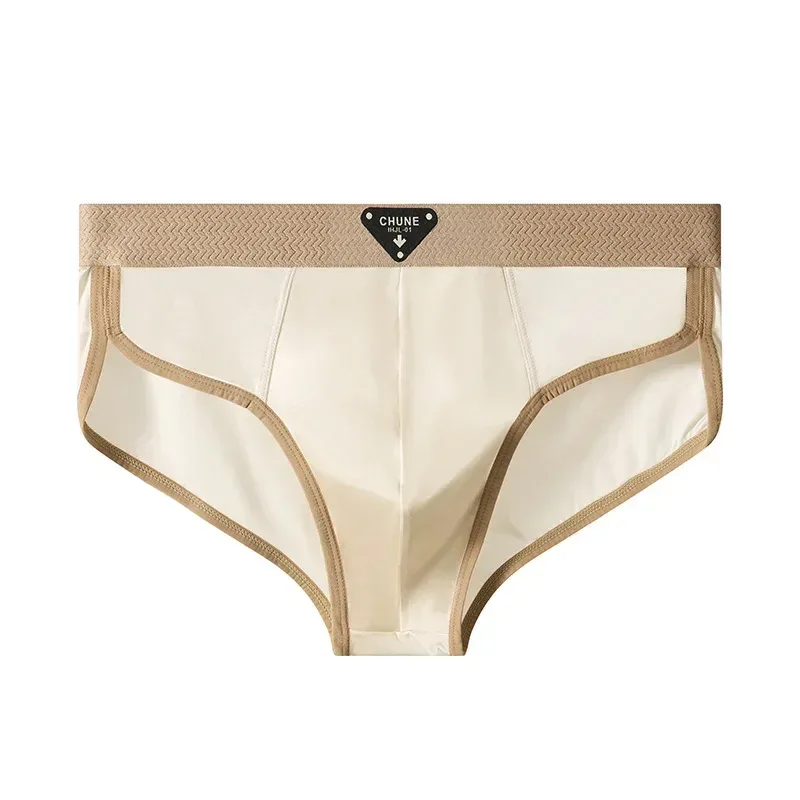 1/3PCS Panlalaking Briefs Ice Silk Satin-like Brief Panlalaking Panlalaki Summer Breathable Quick Drying Panty Sexy U Pouch Underwear — image 29