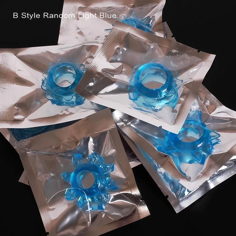 Intimate Goods For Men 5-100PC Ejaculation Delay Silicone Lock Sperm Ring Sex Adult Game Toys Erotic Cock Ring Exotic Accessorie — image 12