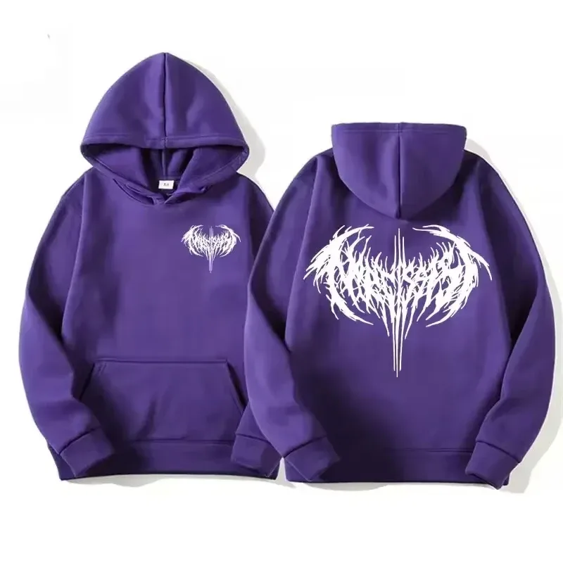 Rapper Graphic Hoodies Men Retro Hip Hop Hoodie Fashion Oversized Sweatshirt Streetwear