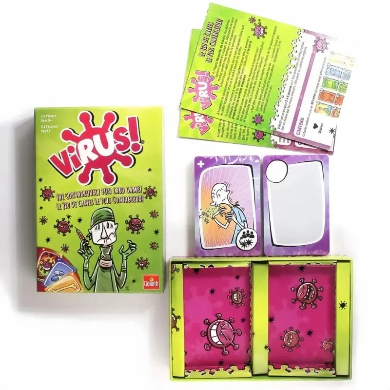 2026 Family Strategy Card Game Set Virus Series 1&2 & Halloween Adult Party Board Game Youth Group Interactive Entertainment — image 5
