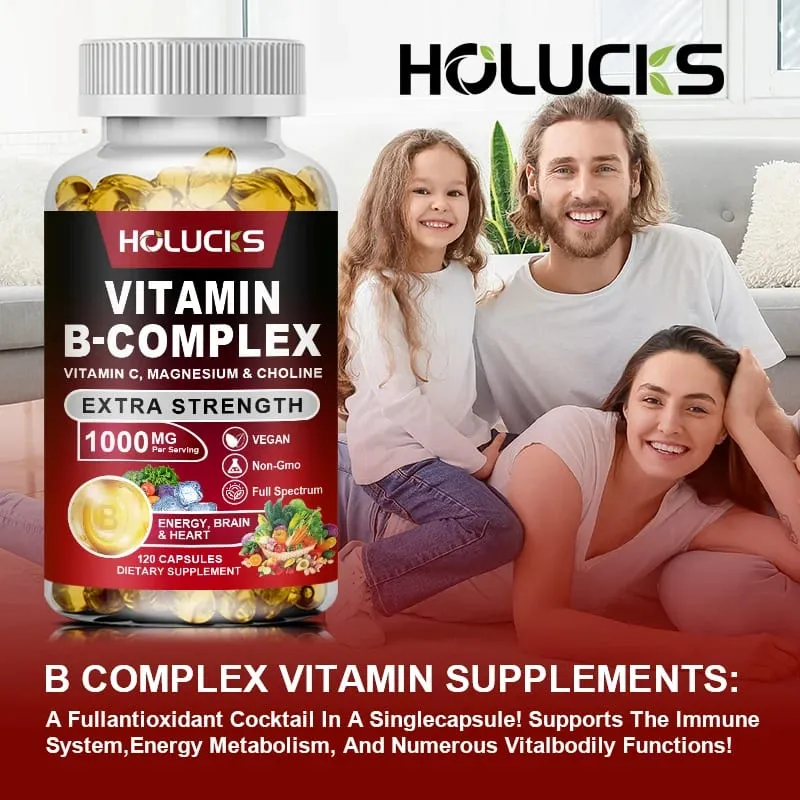 Buy 1 Get 1 Free! Pure Vitamin B Complex Supplement for Energy Metabolism & Nervous System Immune Defense & Stress Relief — image 4