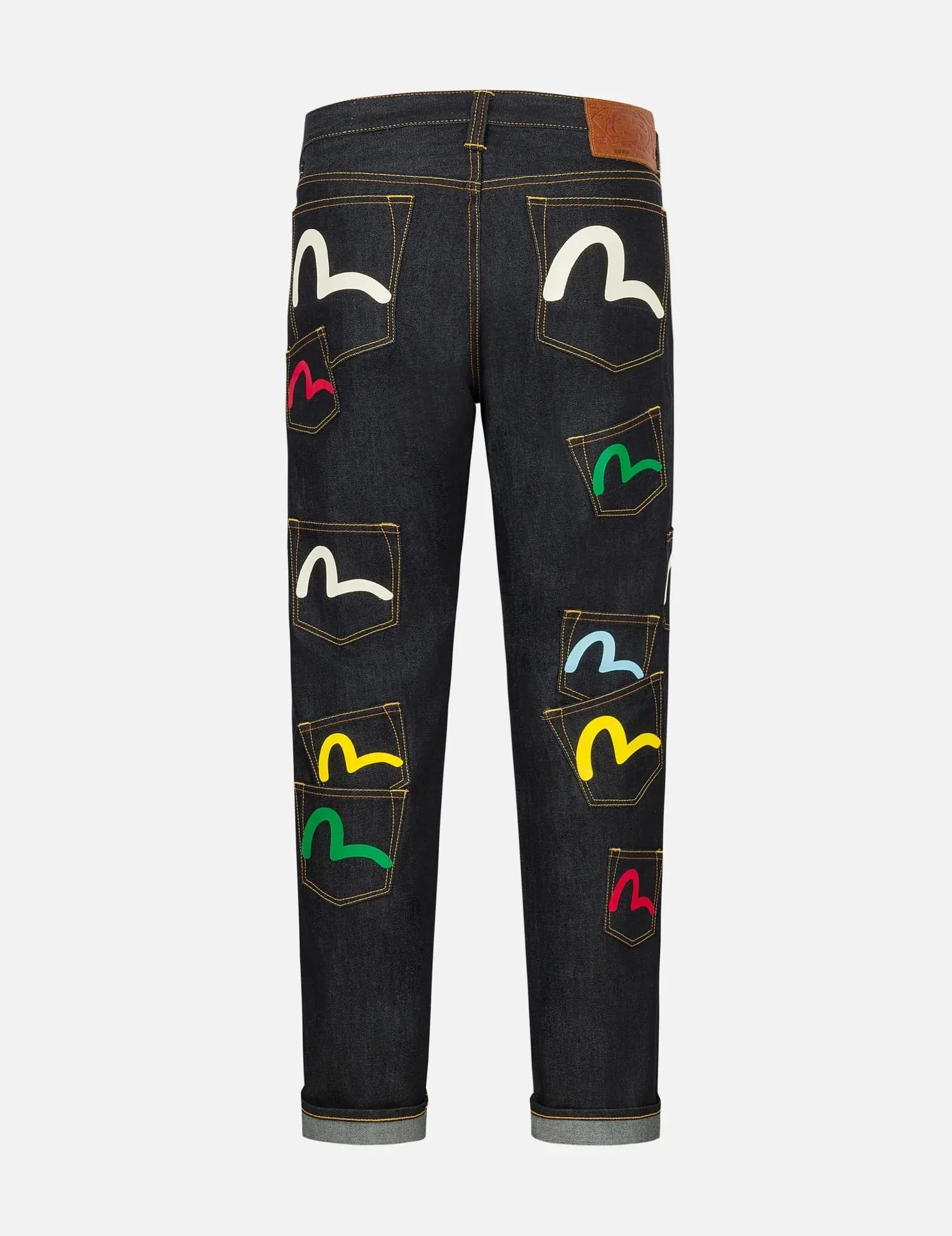 Trend Arrival Jeans Mens Loose Fit Tapered Casual Streetwear Fashion Print High Waist Straight Leg Denim Pants Harajuku Unisex — image 9