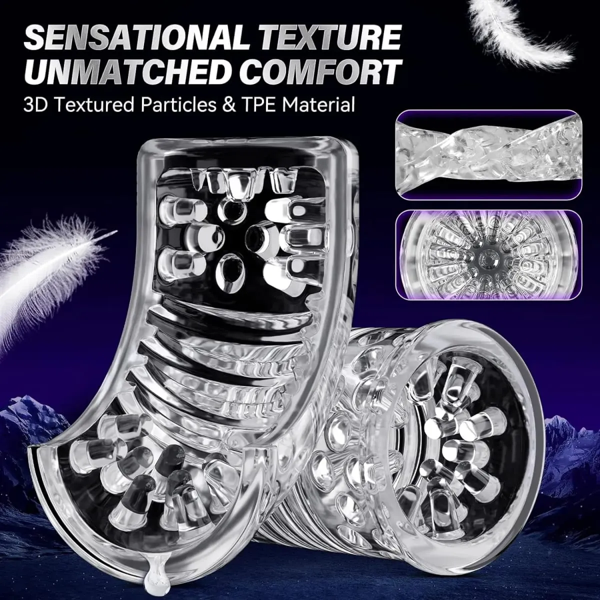 Sex Toys Vagina Masturbation Cup Masturbator Electric Automatic Shaking Sucking Sexy Groans Male Masturbator Pussy Adult Tools — image 4