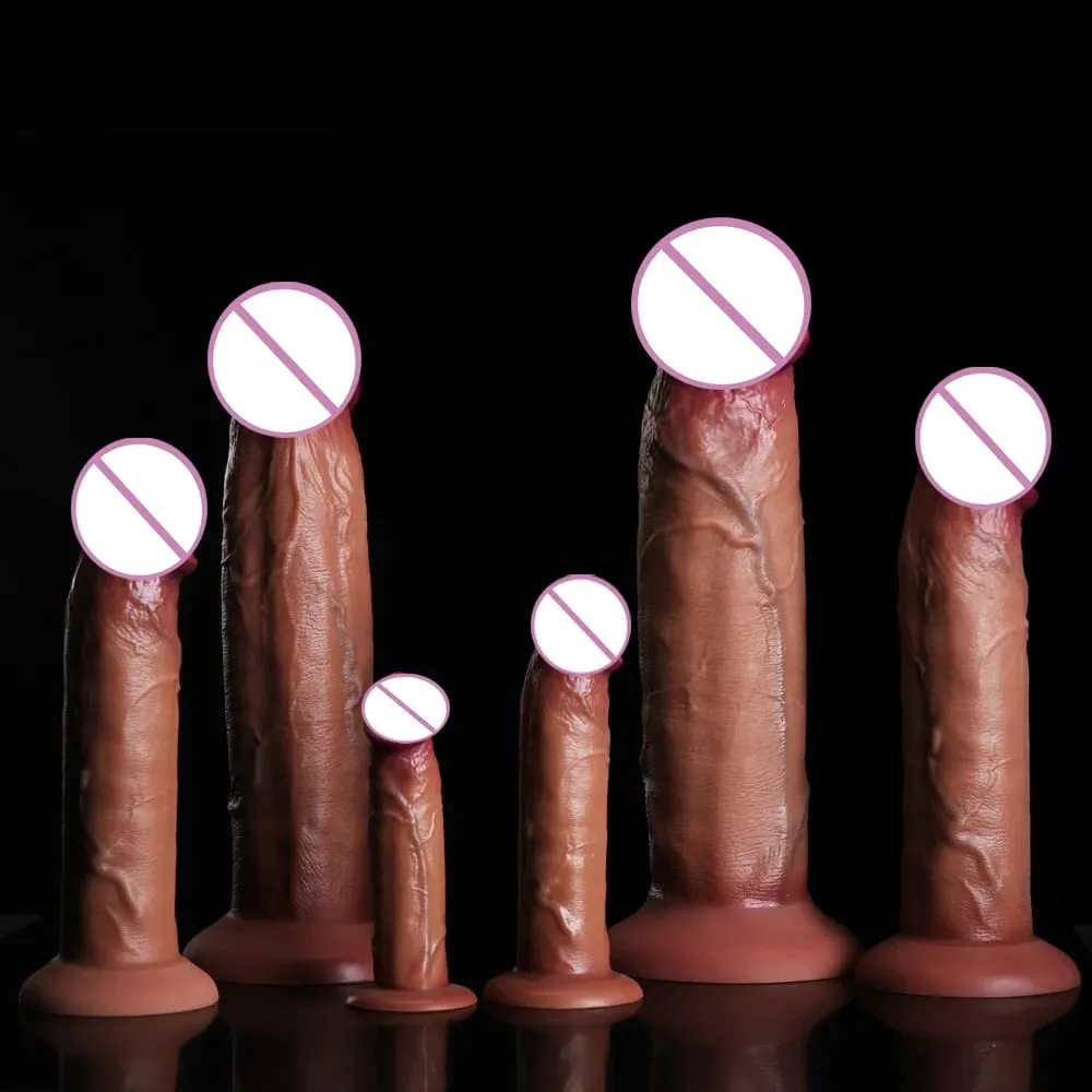 Super Long Dildo G-Spot Soft Realistic Silicone Anal Dildos Strapon Dick Butt Plug Masturbat Penis Adult Sex Toys for Man Women — image 1