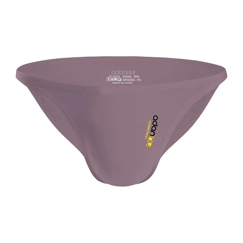 Men Modal Low‑Rise Briefs Sexy Solid Color Simple Triangle Underwear Sports Breathable Comfortable Male Panties — image 39